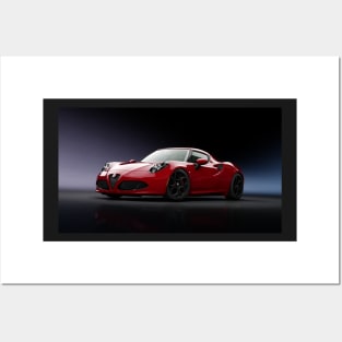 Alfa Romeo 4C Posters and Art